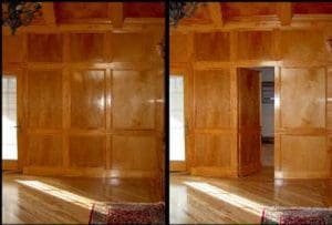 Wooden doors