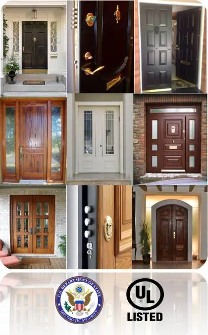 Image8 Variety of secure entry doors.